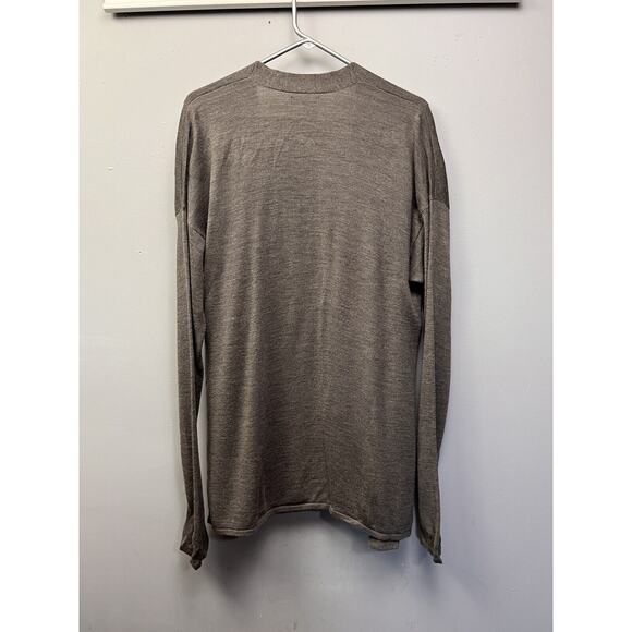 Gap Cardigan‎ Sweater Womens XL Gray Taupe Wool Blend Open Front Casual Flaw - Picture 2 of 6